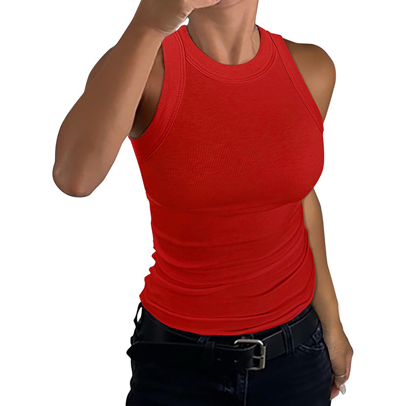 Crossfit Vest - Zomer dames slim fit ronde hals