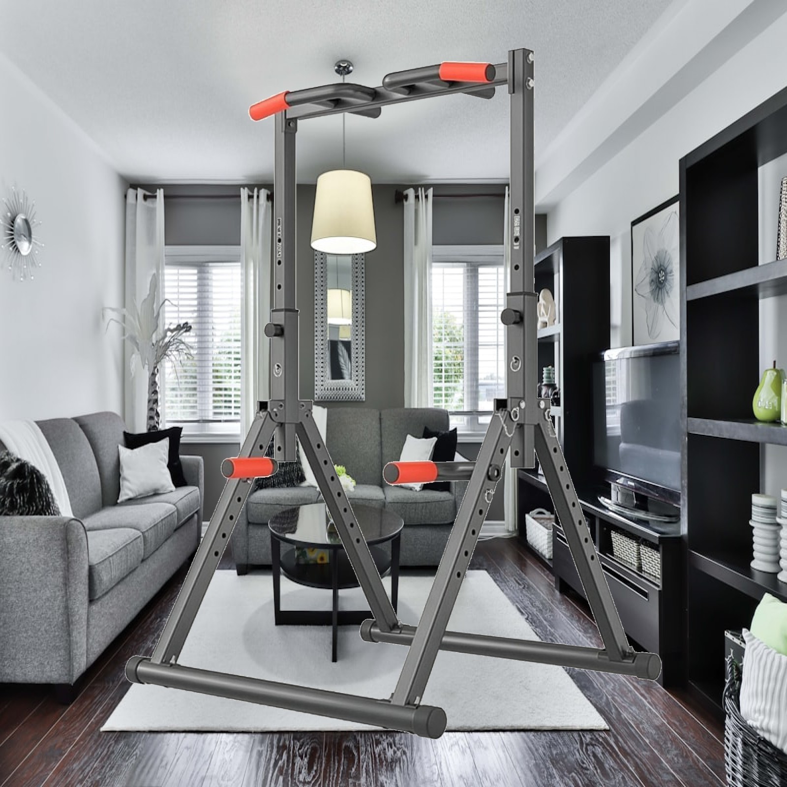 Pull Up Bar Grip - Kinderen Trekstang met Gepolsterde Handgreep Fitnessapparaat