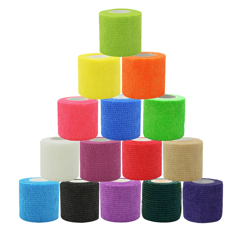 Finger Tape Athletic - 15pcs 2.5/5/7.5cm Kleurrijke Atletische Zelfklevende Elastische