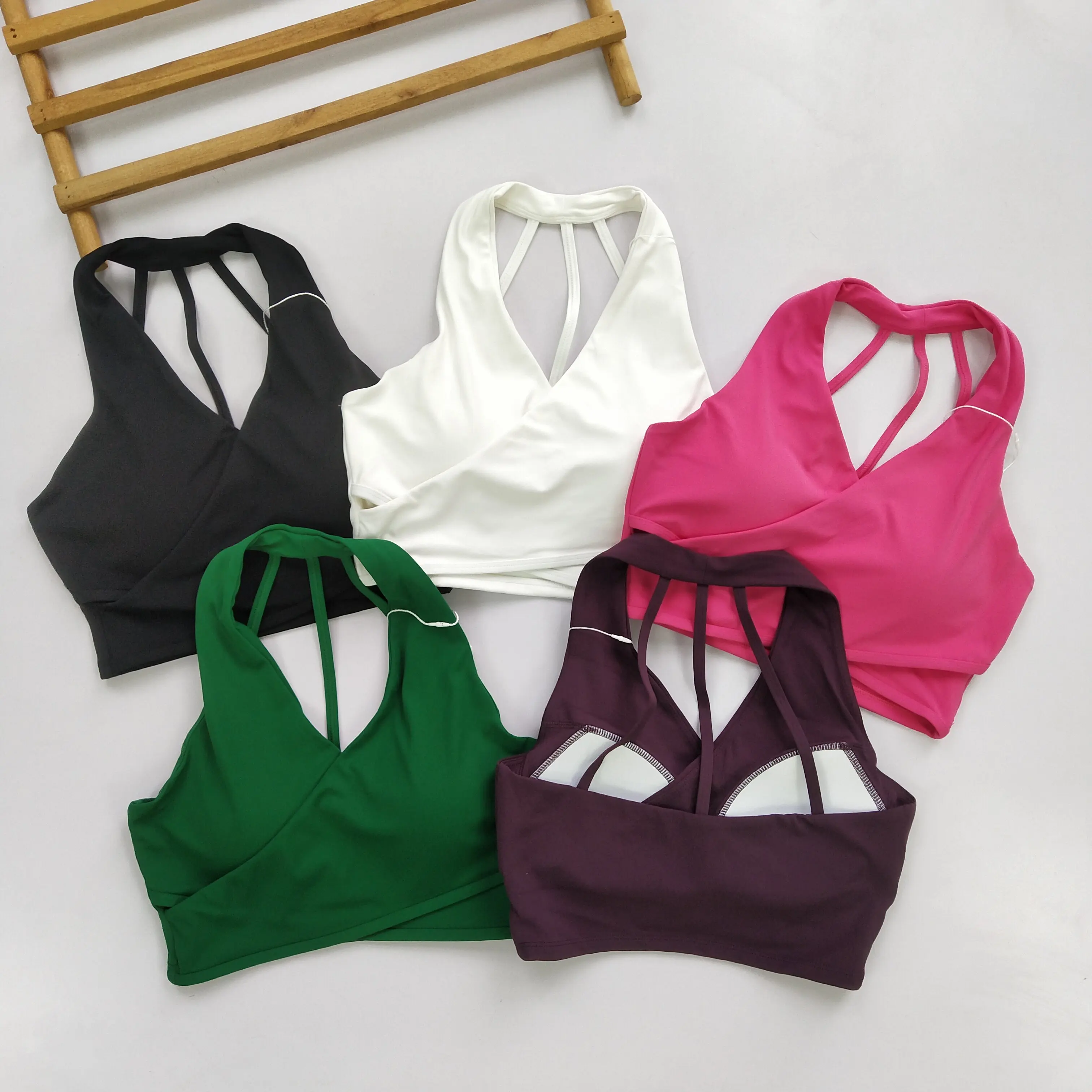 Crossfit Vest - Dames Slim Fit Sportbeha met Kruisrug,