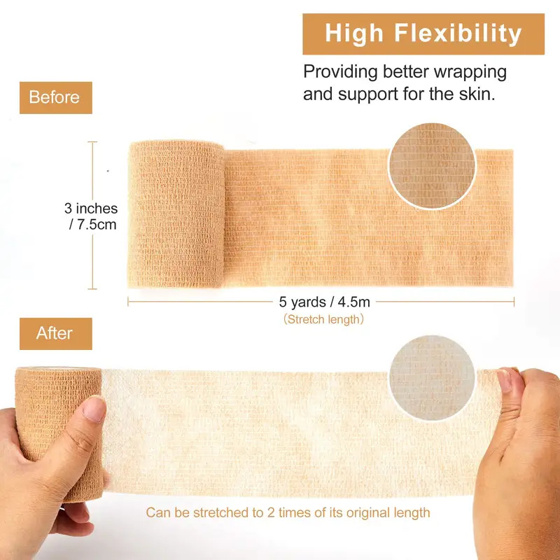 Finger Tape Athletic - Huidskleur Atletische Wrap Tape Zelfklevende elastische