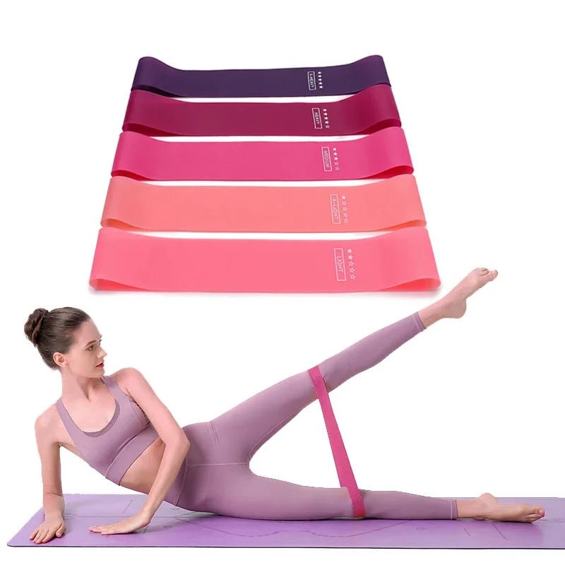Crossfit Equipment - Draagbare fitnessapparatuur Rubberen weerstandsbanden Yoga Gym