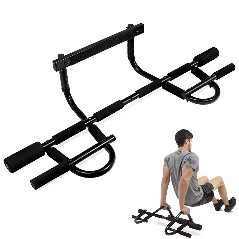 Pull Up Bar Grip - Fitnessapparatuur voor thuisgebruik, opvouwbare deurmontage dipstang
