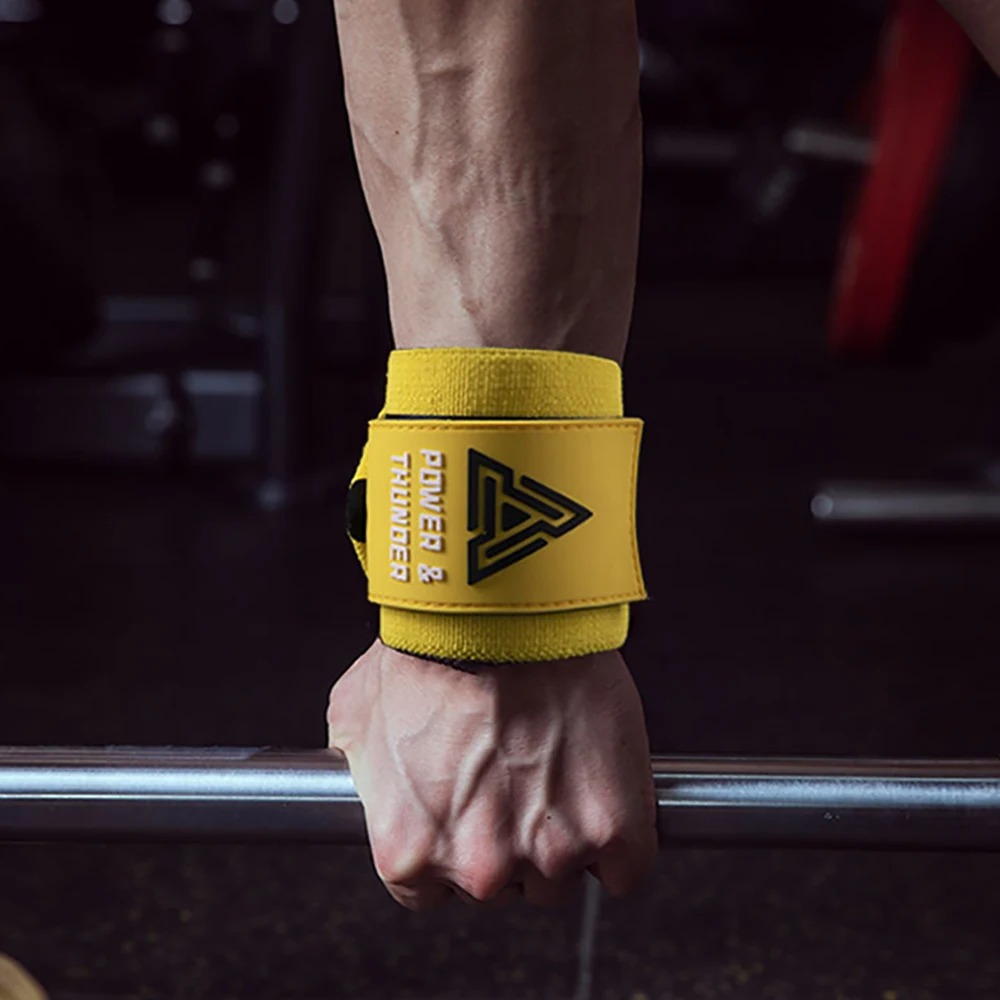 Crossfit Equipment - Zwaar uitgevoerde gewichtheffen polsbandages voor Powerlifting
