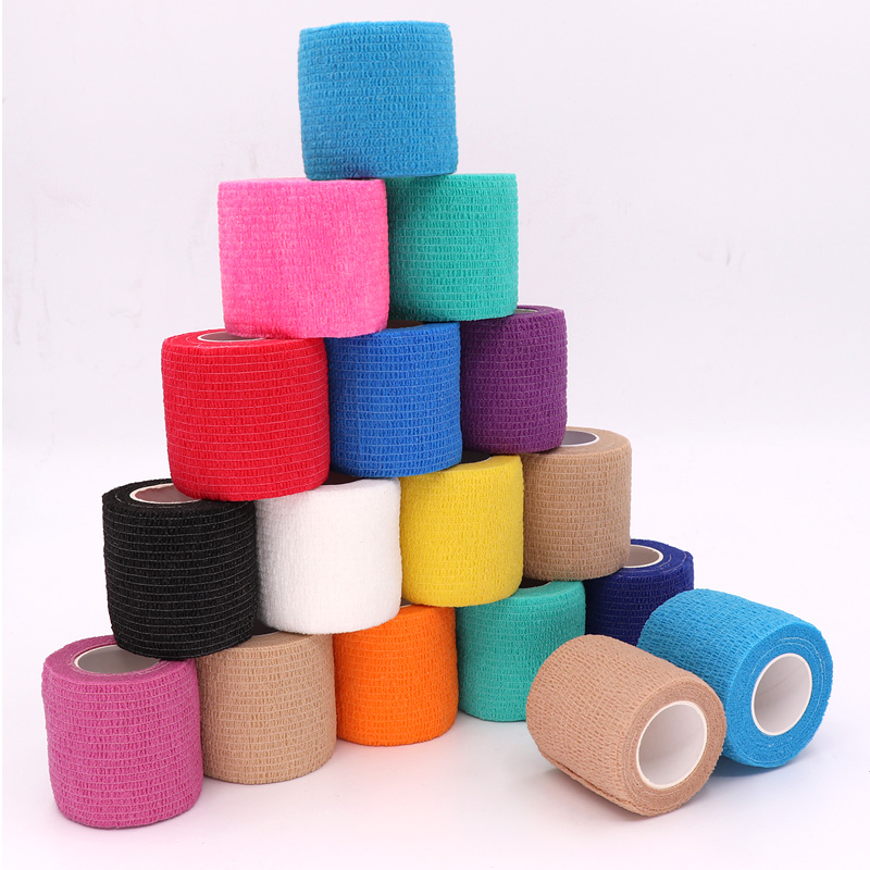 Finger Tape Athletic - 18-kleuren kleurrijke atletische wikkeltape zelfklevende elastische