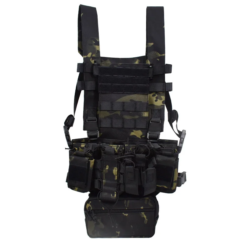 Crossfit Vest - Multicam Zwart Tactisch Camouflage Jachtgevecht Crossfit