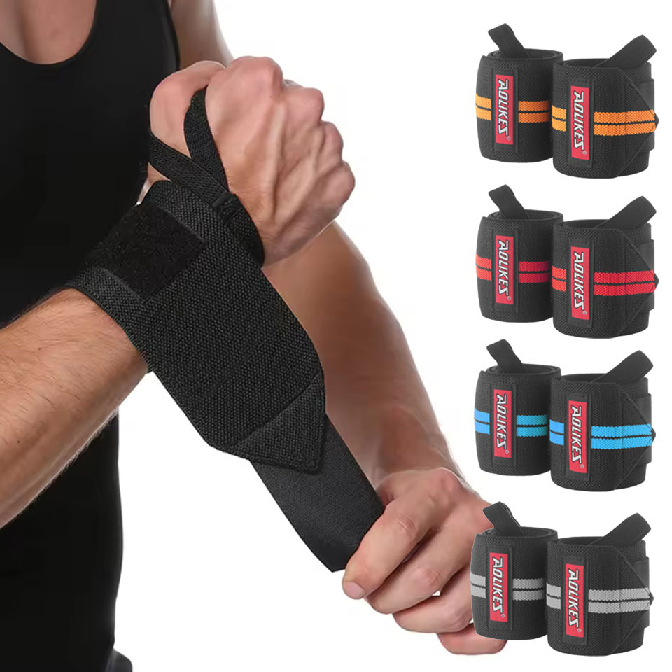 Crossfit Equipment - AOLIKES Fitness Polsbandages Gewichtheffen Gym Polsbandjes