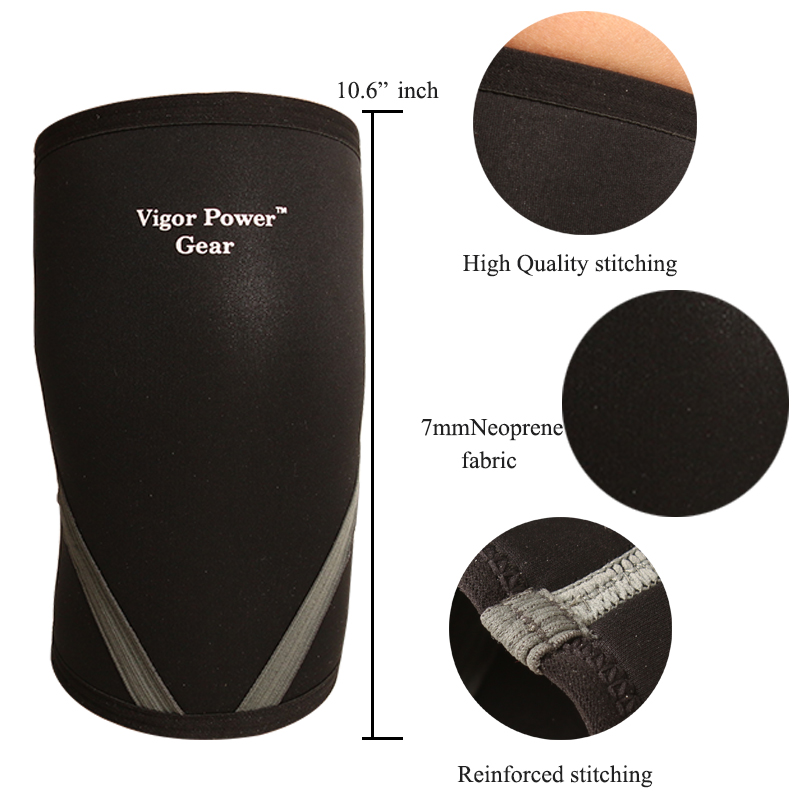 Dikke neopreen kniebrace, gewi - Crossfit Equipment recensie en prijs