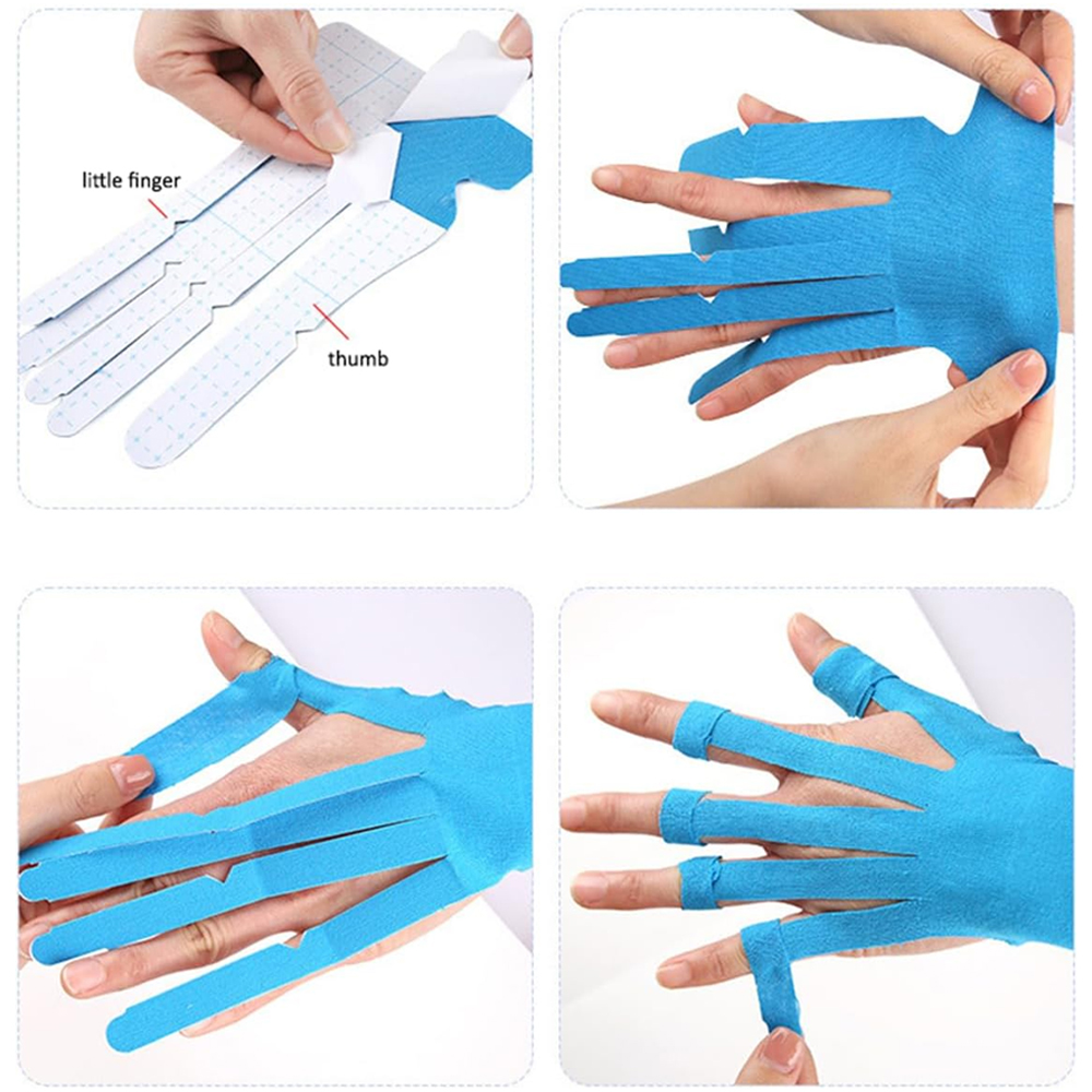 5PC voorgesneden kinesiologiet - Finger Tape Athletic recensie en prijs