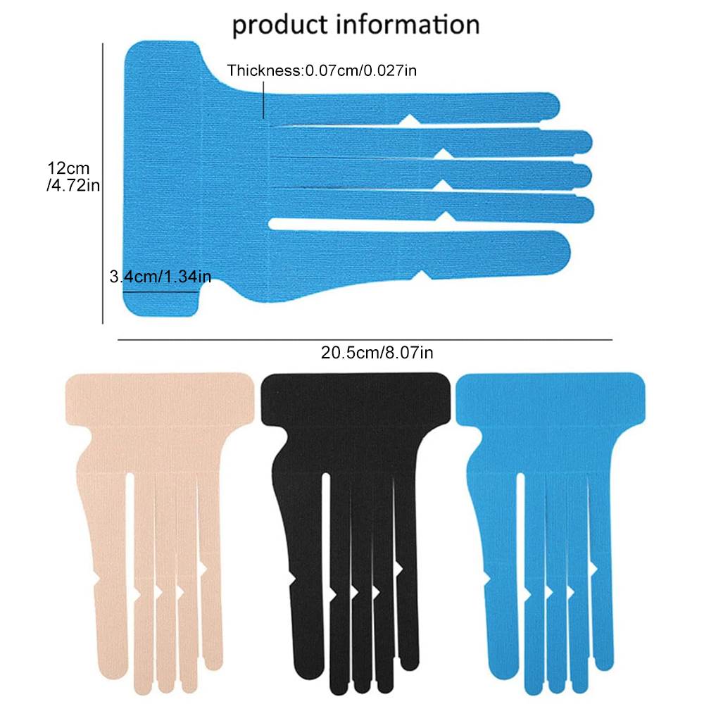 5PC voorgesneden kinesiologiet - Finger Tape Athletic recensie en prijs
