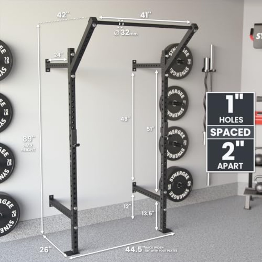 Wandgemonteerde squat rack voo - Pull Up Bar Grip recensie en prijs