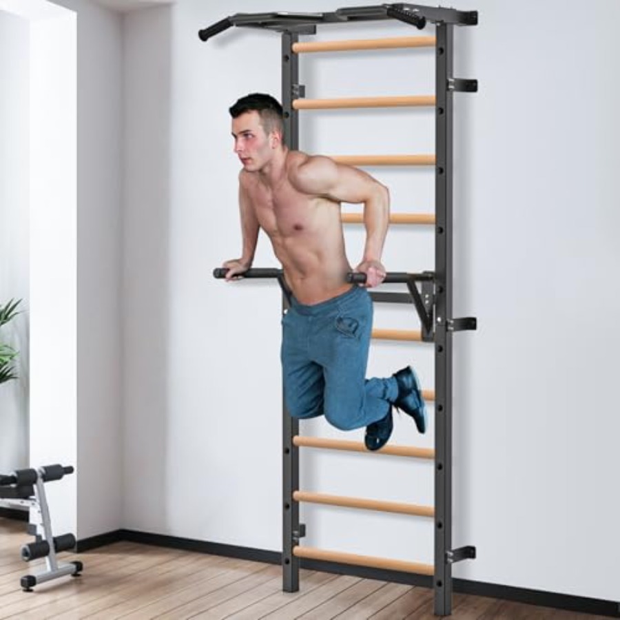 Wandgemonteerde gymnastiekladd - Pull Up Bar Grip recensie en prijs