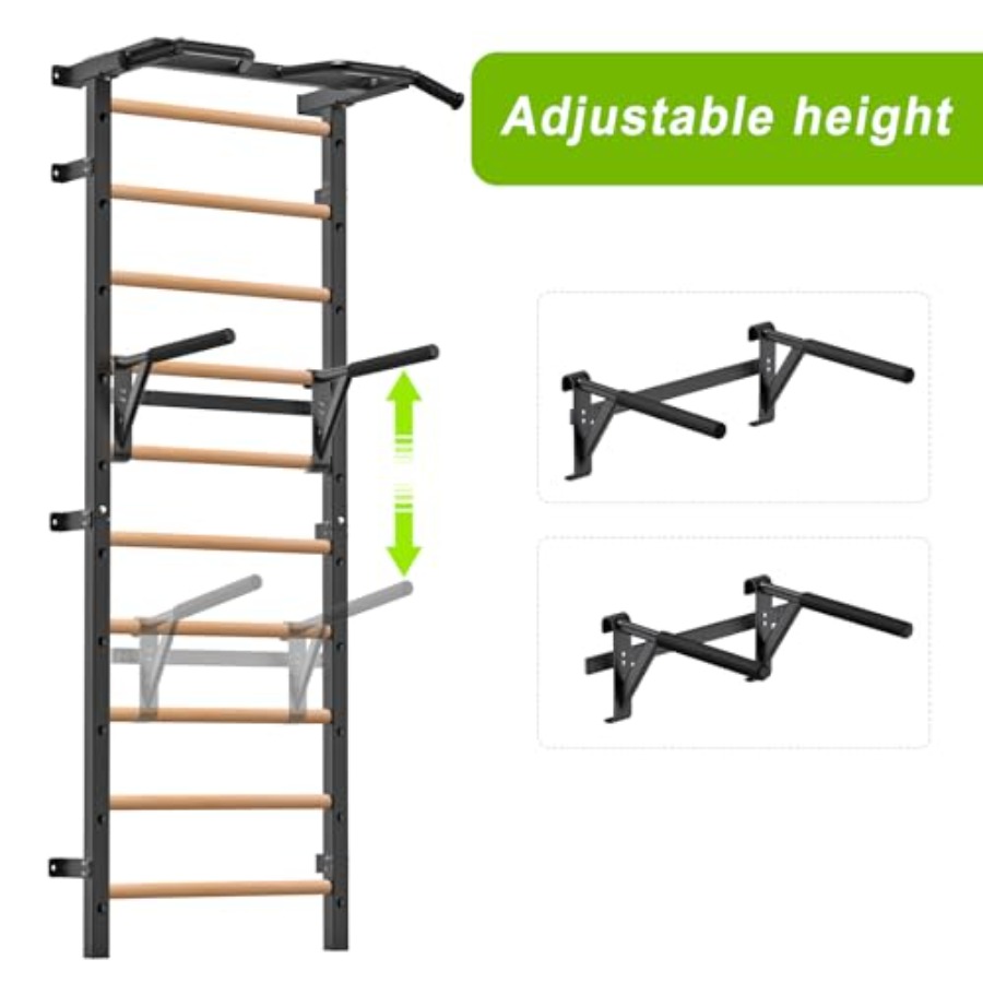 Wandgemonteerde gymnastiekladd - Pull Up Bar Grip recensie en prijs