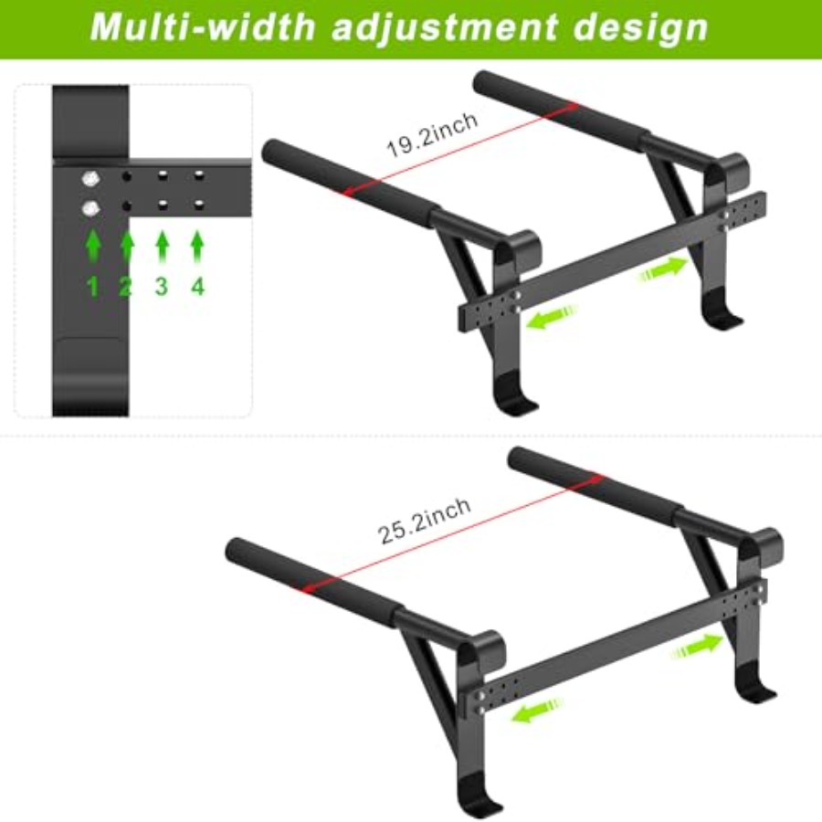Wandgemonteerde gymnastiekladd - Pull Up Bar Grip recensie en prijs