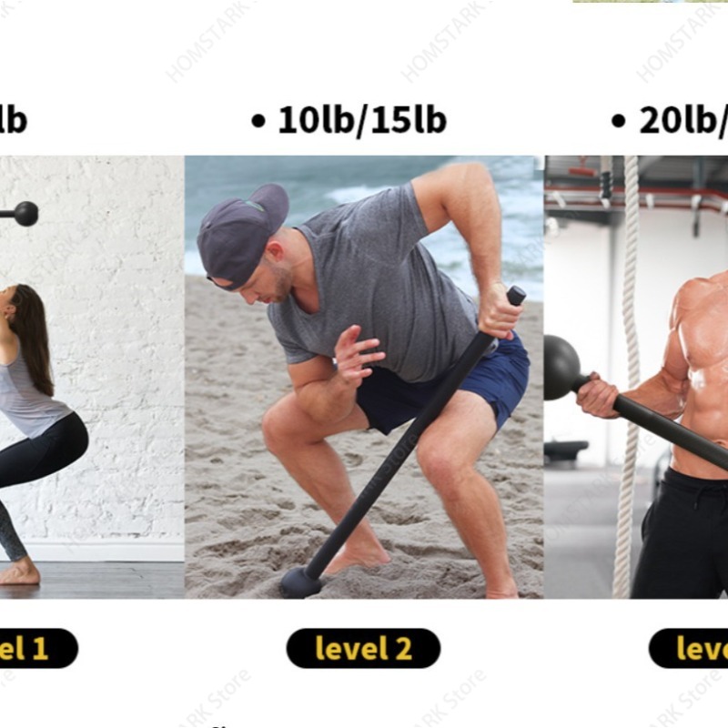 Volledig stalen macebell-hamer - Crossfit Training recensie en prijs