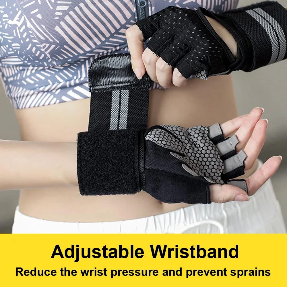 1 paar halve vinger gym fitnes - Crossfit Equipment recensie en prijs