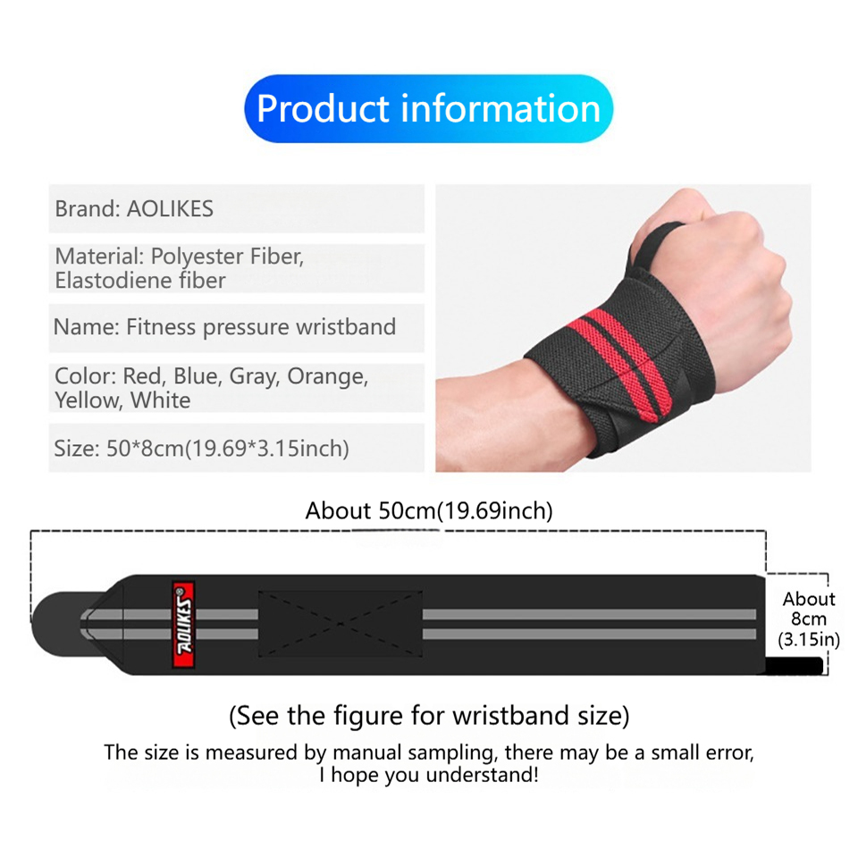 AOLIKES Fitness Polsbandages G - Crossfit Equipment recensie en prijs